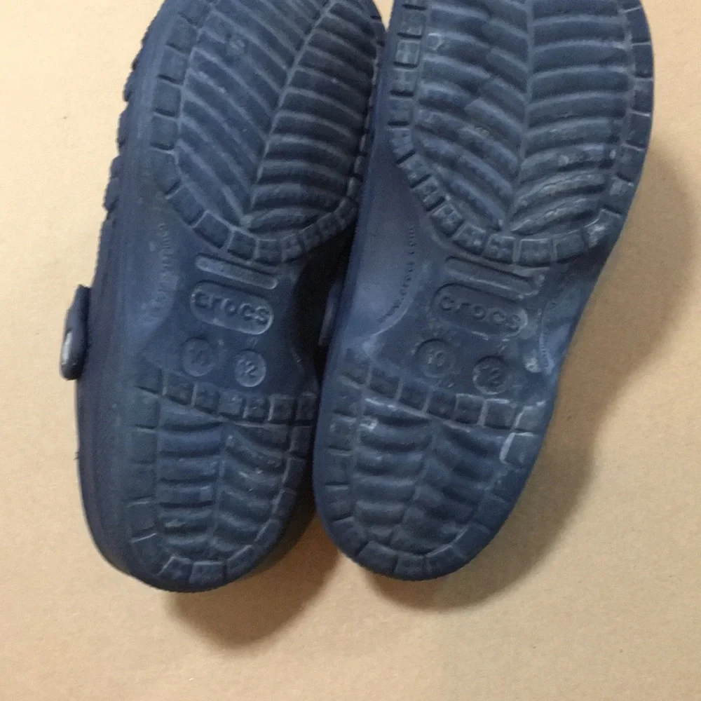 CROCS Slip On unisex Clog Shoe blue Size 10M 12W